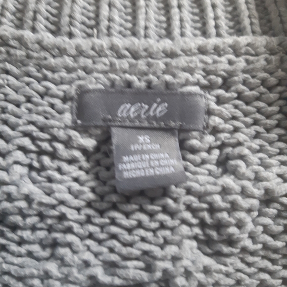 Aerie Sweatshirt XS Grey - Picture 3 of 3